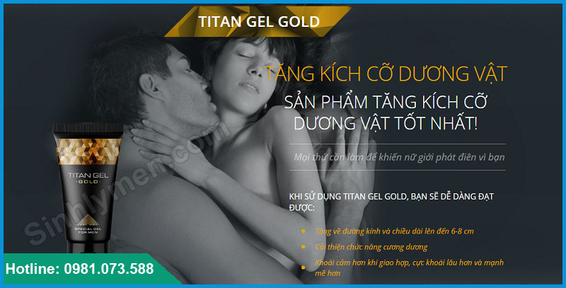 Titan Gel Gold tang kich co cau nho