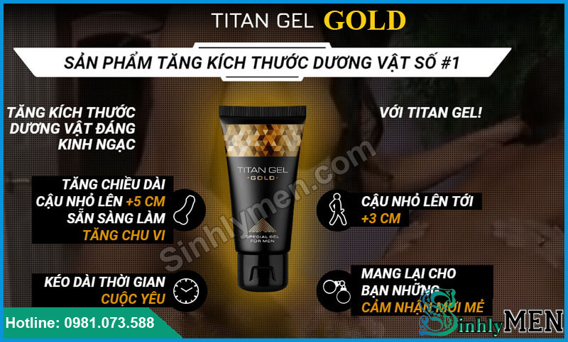 Titan Gel Gold tang kich thuoc duong vat